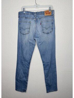 Levi 511 Men's Slim Fit 511 Men's 34x34 Jeans Light Wash Denim R2